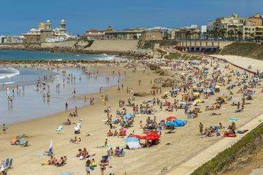 Plage de Cadix l’été