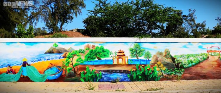 mural painting in Ninh Thuan