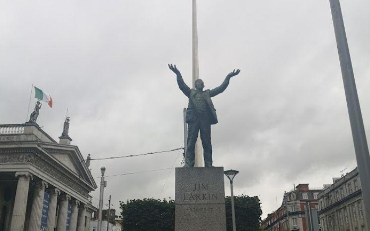 vue d'Oconnell Street à Dublin