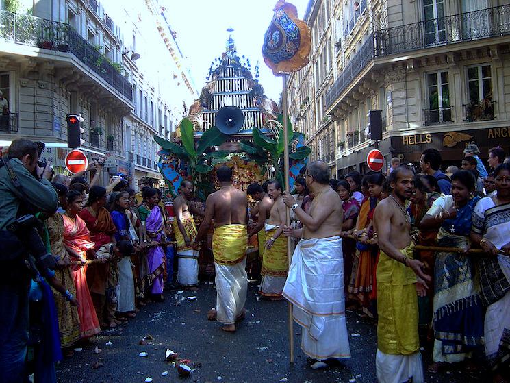 Célébrations du festival de Ganesh à Paris