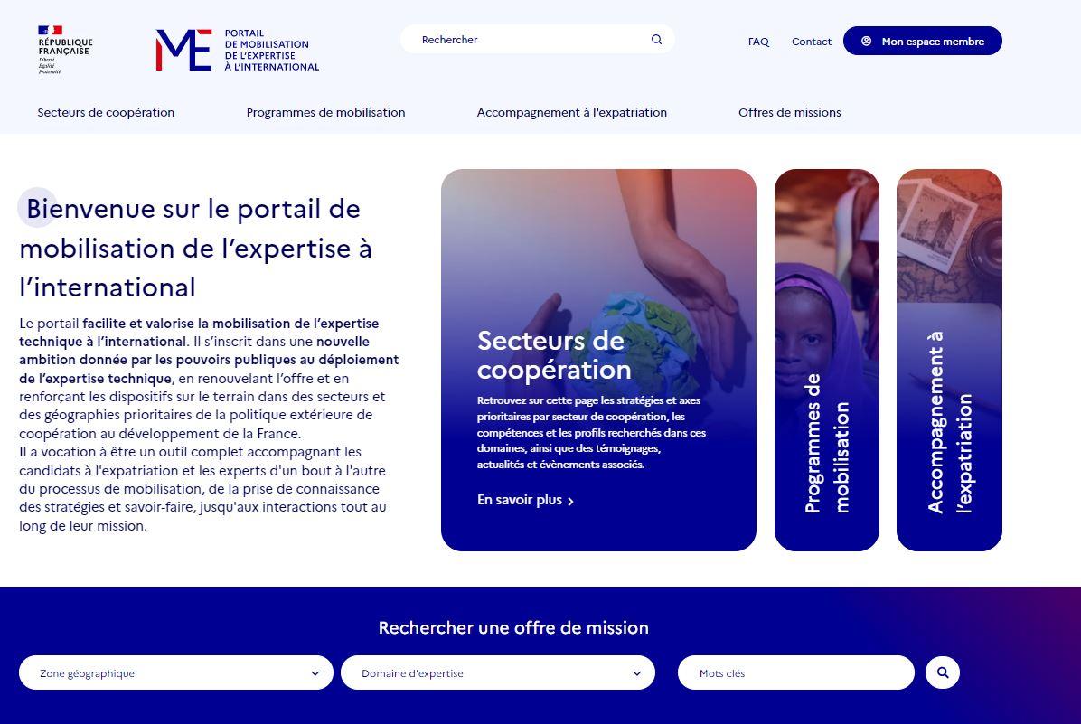 Portail mobilisation expertise France