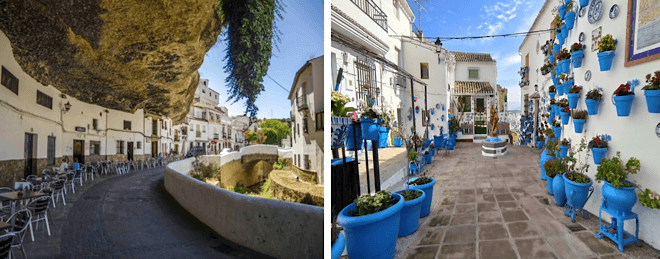 Iznájar (Cordoue) et Setenil de las Bodegas (Cadix) municipios turísticos