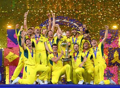 l'équipe masculine d'Australie championne du monde de cricket 2023