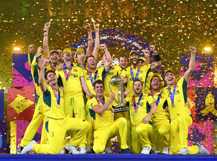 l'équipe masculine d'Australie championne du monde de cricket 2023