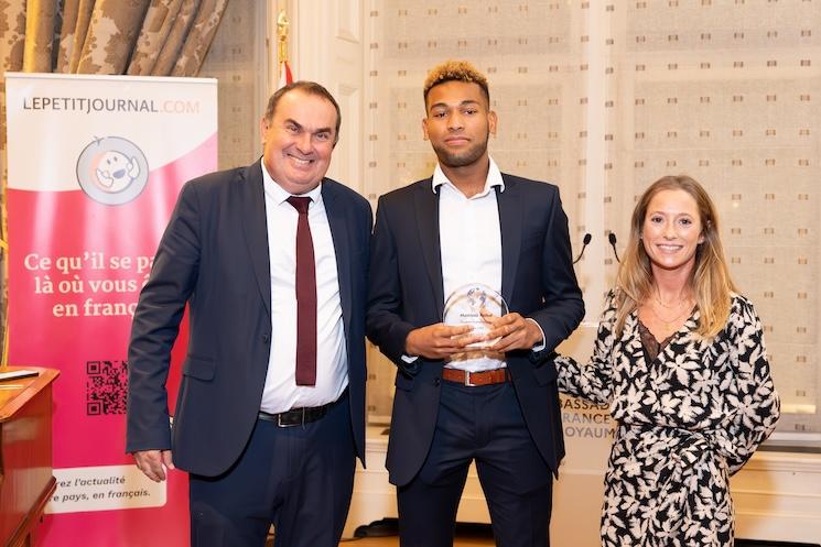 matthieu pallud lors des Trophées des Français du Royaume-Uni