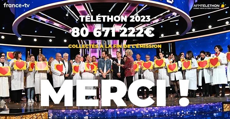 les résultats du telethon 2023