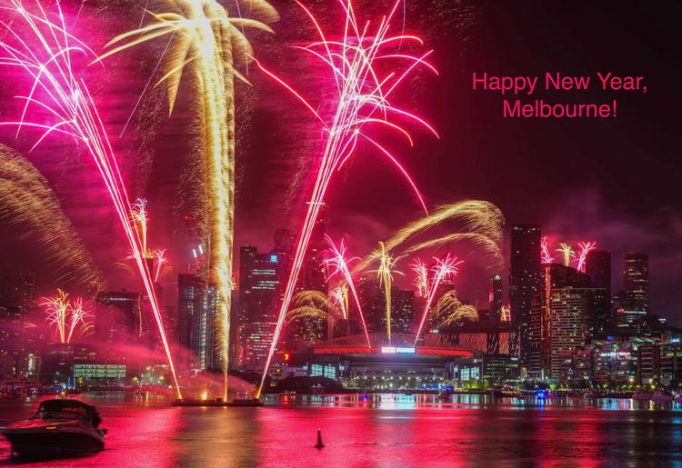 Happy new year 2024 Melbourne !