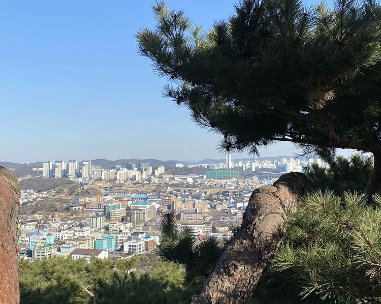 Une vue de Suwon.