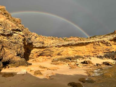 Pearsons Beach, plage longeant le détroit de Bass