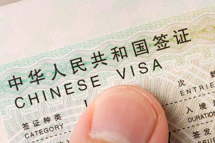 visa travail chine