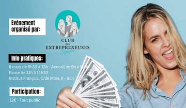 affiche club des entrepreneuses barcelone