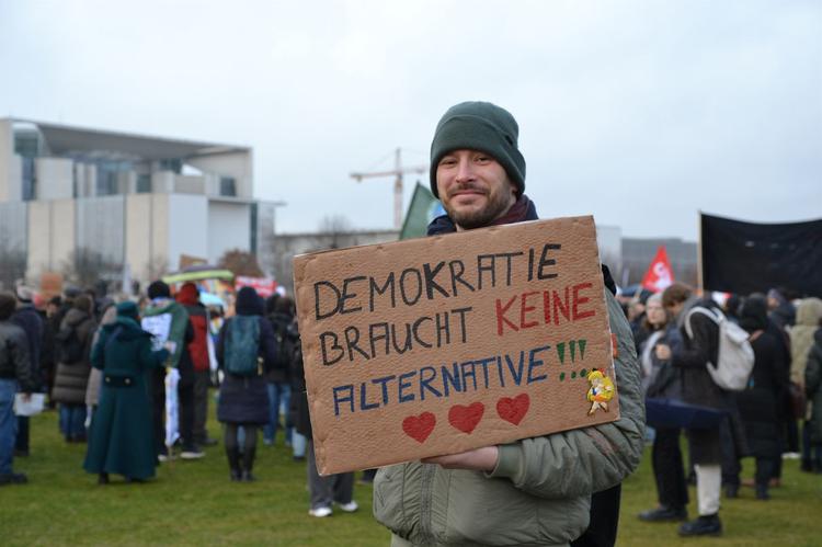 Manifestation contre l'Afd