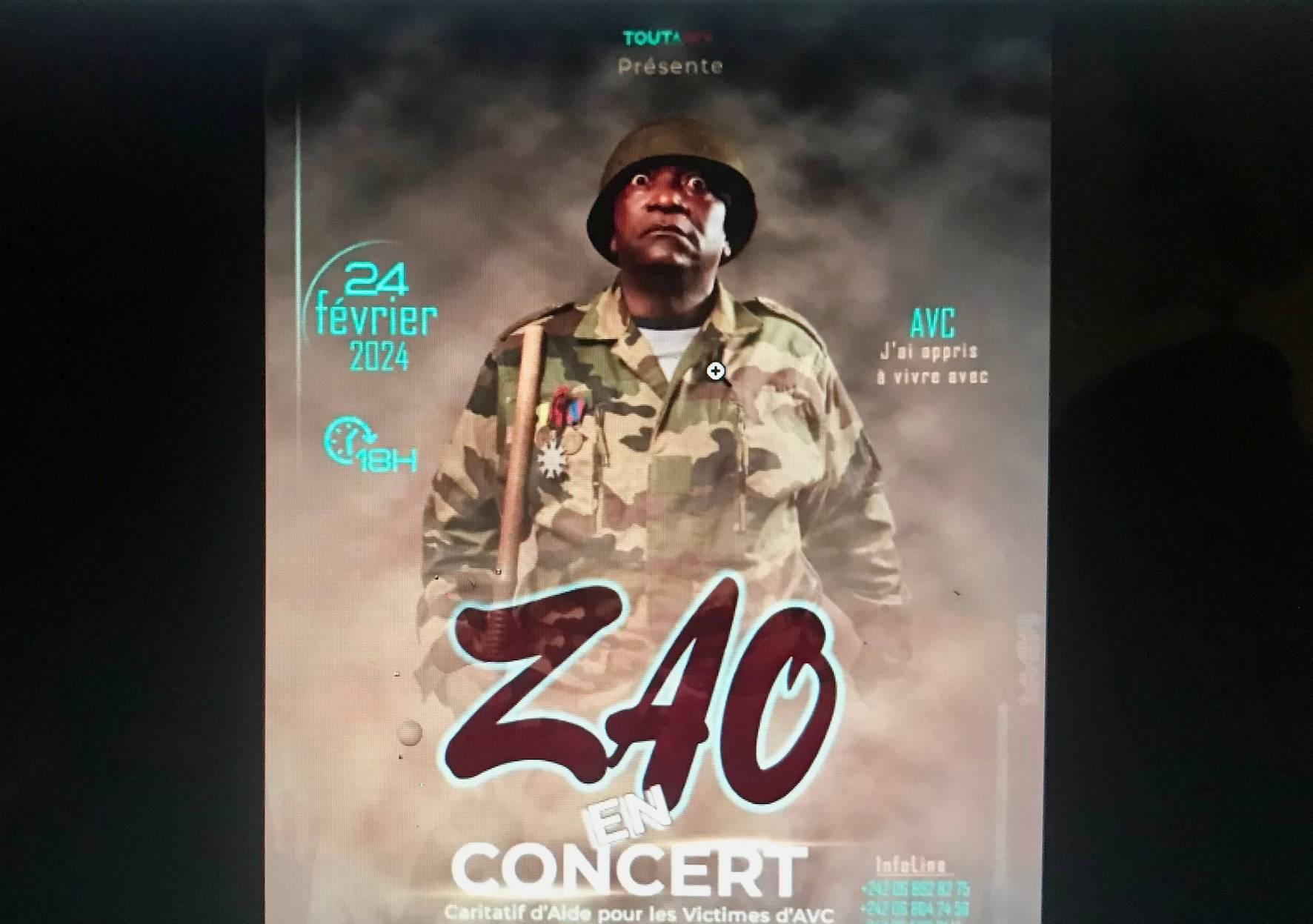 ZAO en concert. Extrait de l'affiche