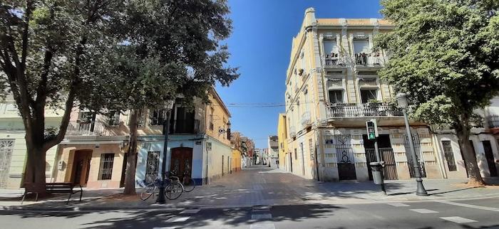 quartier cabanyal à valencia en espagne