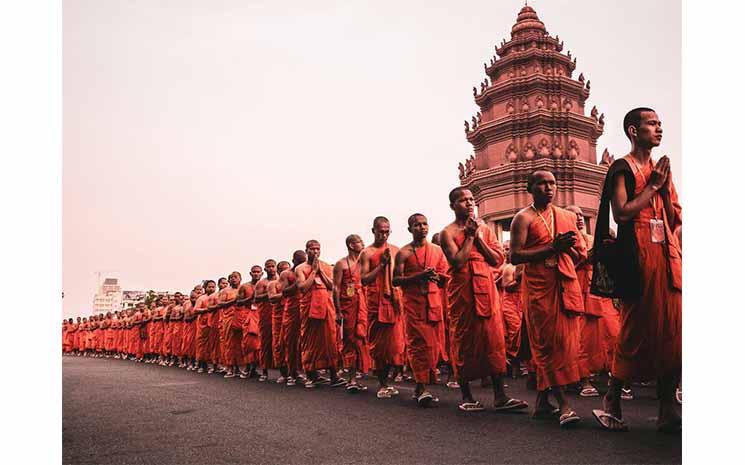 Monk Procession  by Raphael Pech