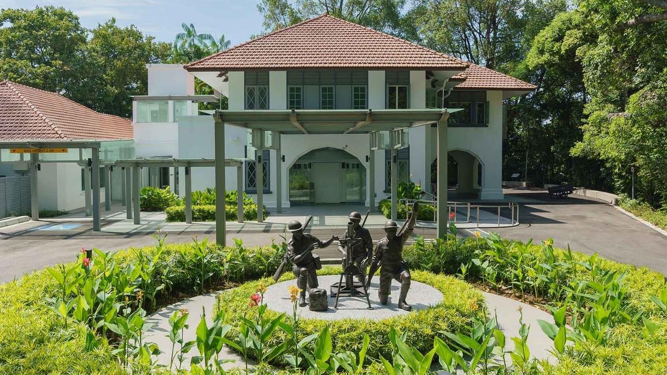 Le petit musée de Bukit Chandu est dans une maison black and white.