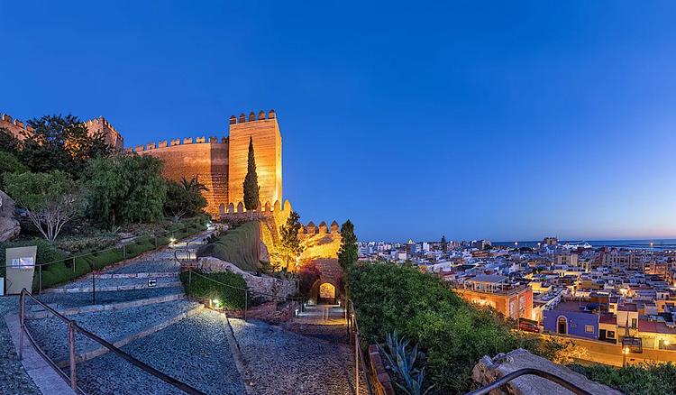 Almeria vue du chateau