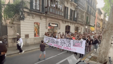 Manifestation contre le tourisme de masse à Majorque mai 2024