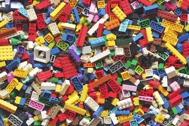 legos de toutes les couleurs 