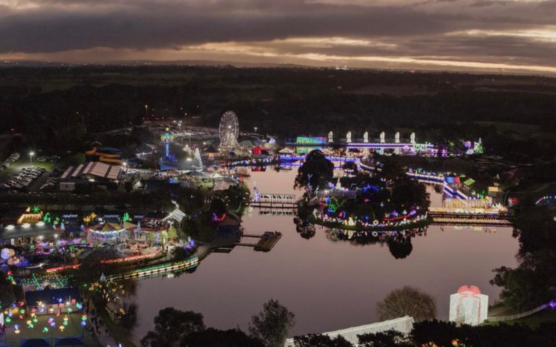 Festival Winter glow à Adventure Park, Geelong