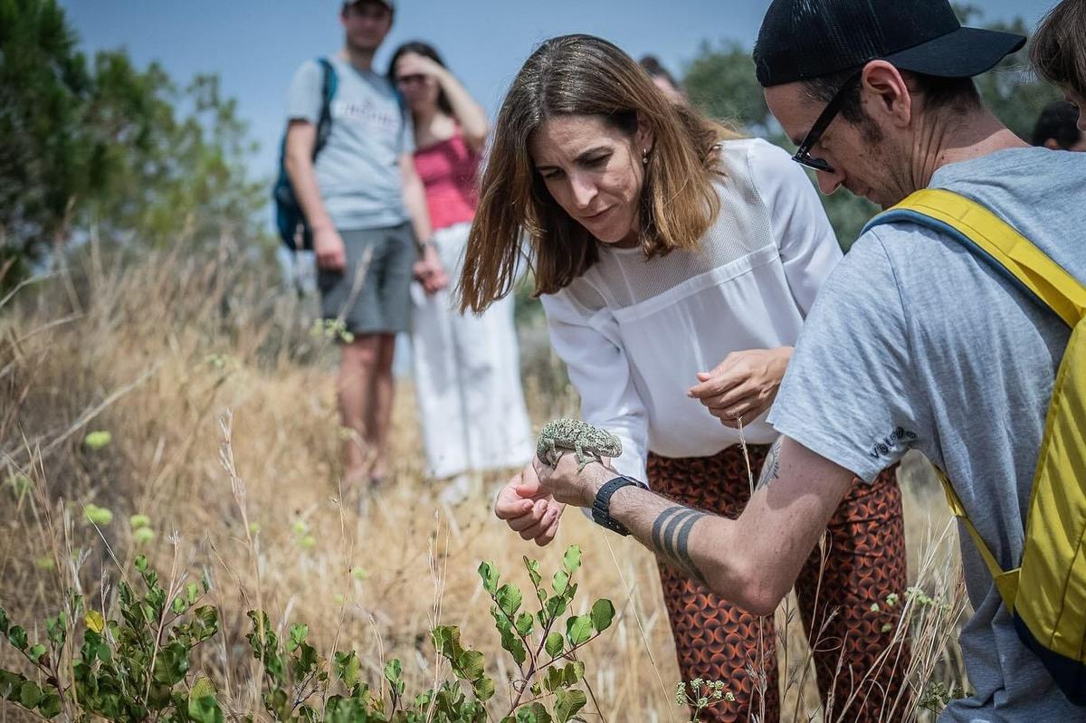 La Conseillère Penélope Gómez participe à la réintroduction de caméléons