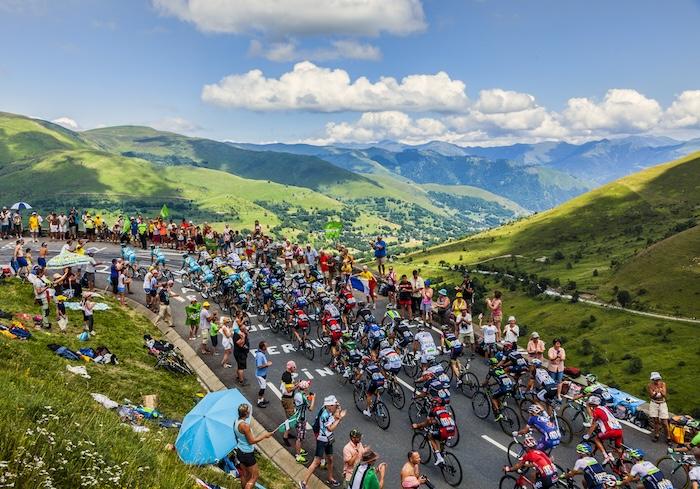 Tour de France dans les pyrenees