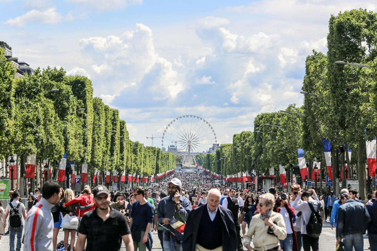 Champs Élysée lors du 14 juillet