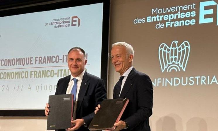 emanuele ORSINI et patrick Martin Confindustria MEdef