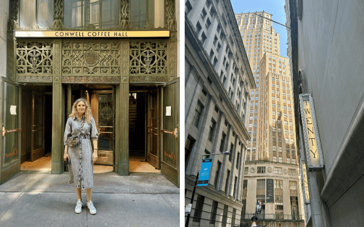 Laura une expatriée qui vit dans le Financial district de New York