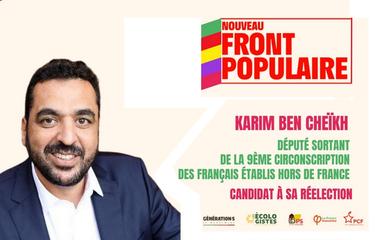 karim ben cheikh nouveau front populaire élections législatives 2024