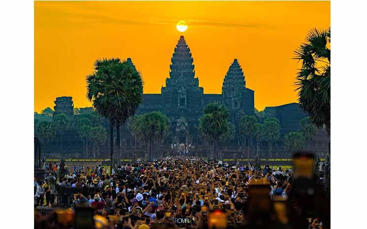 lever de soleil sur angkor