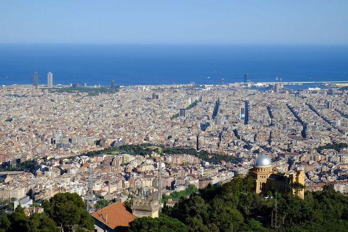 vue panoramique barcelone