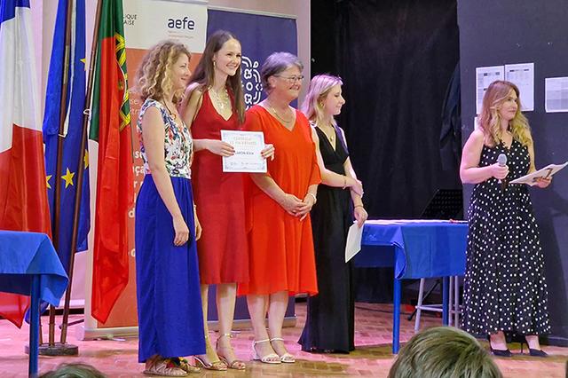 Remise diplome au Lycée français de Lisbonne Charles Lepierre