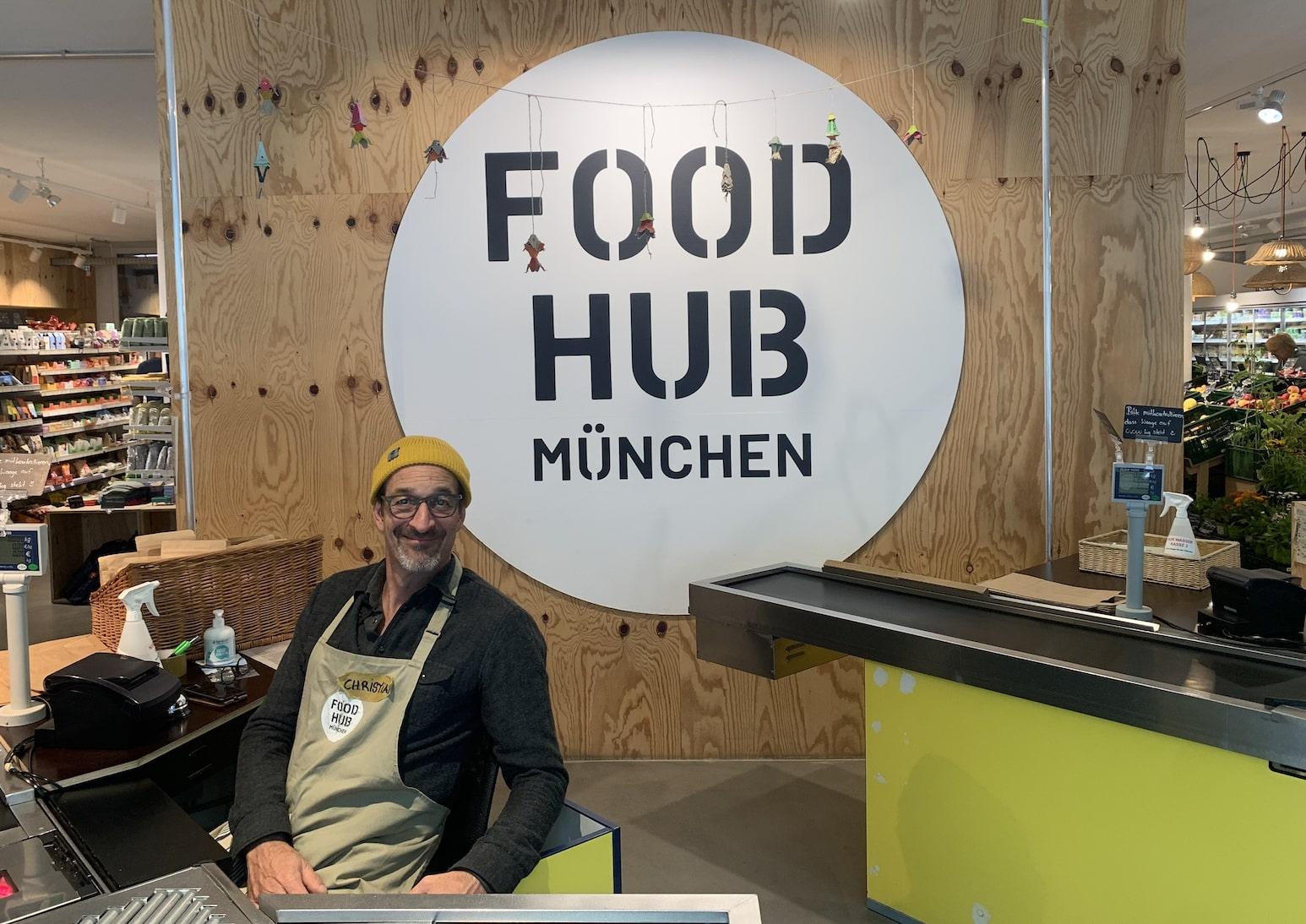 la caisse à FoodHub Munich