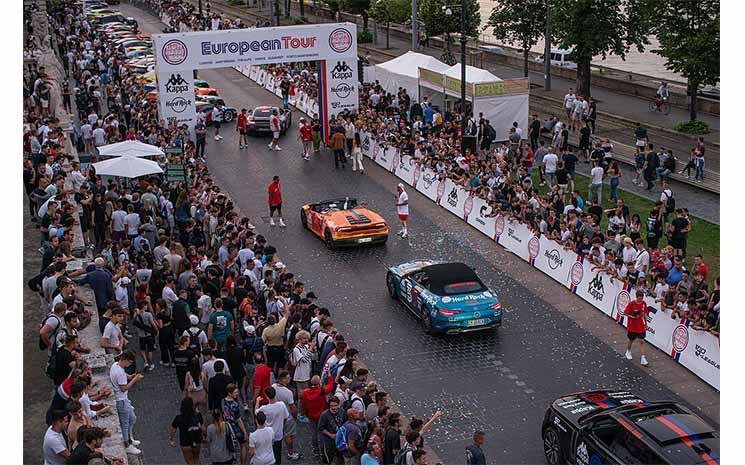 Le Gumball 3000 en 2023 à Budapest