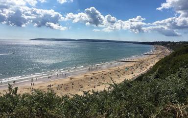 Bournemouth Beach, Angleterre