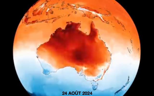 En 2024, le mois d'août a enregistré des temperatures anormalement élevées 