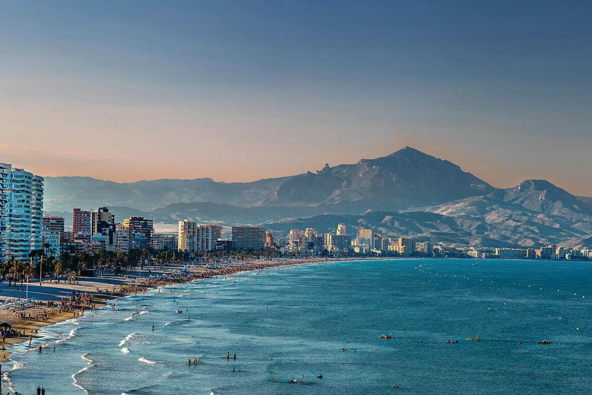 alicante vue de la mer