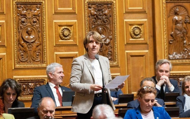 Samantha Cazebonne au Sénat