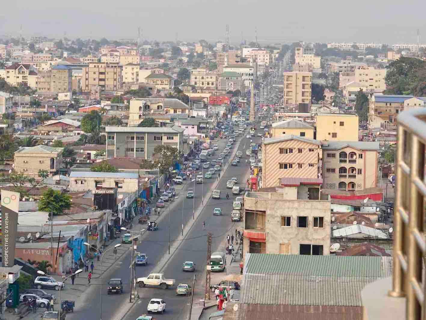 Vue de Brazzaville