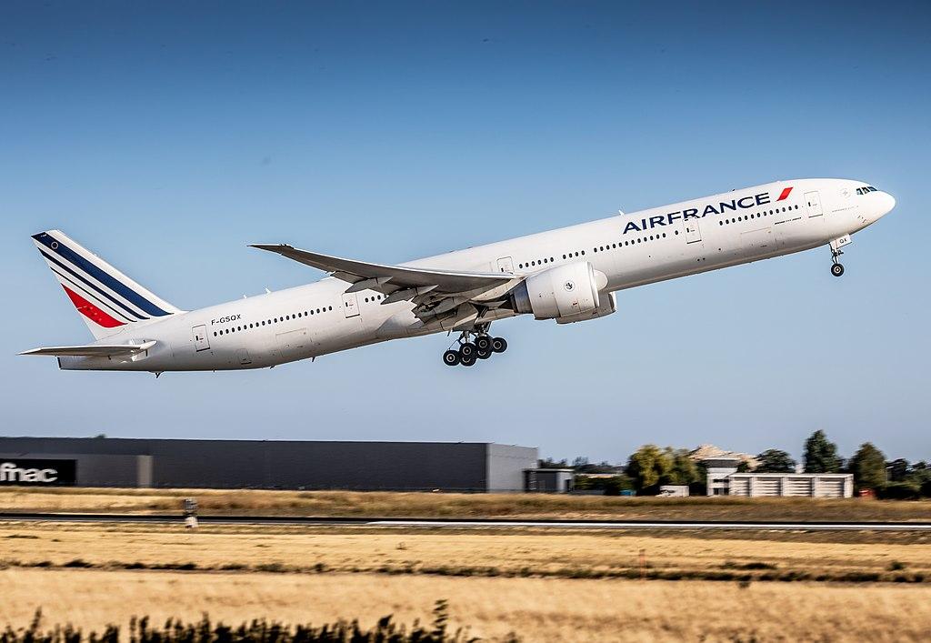 un avion air france