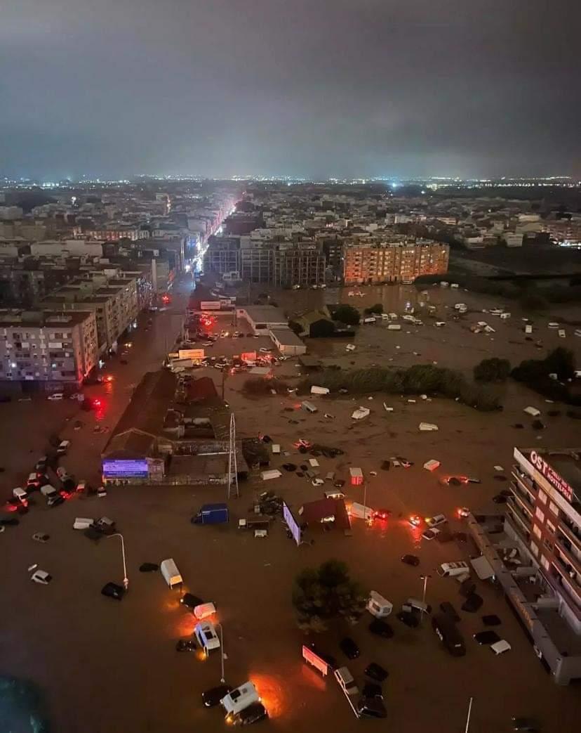 inondation a valence en espagne