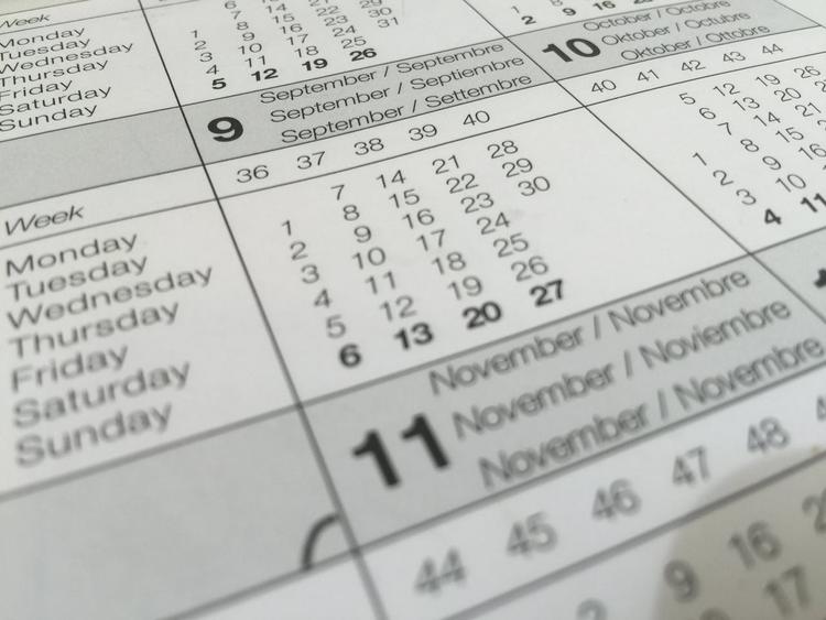 un calendrier