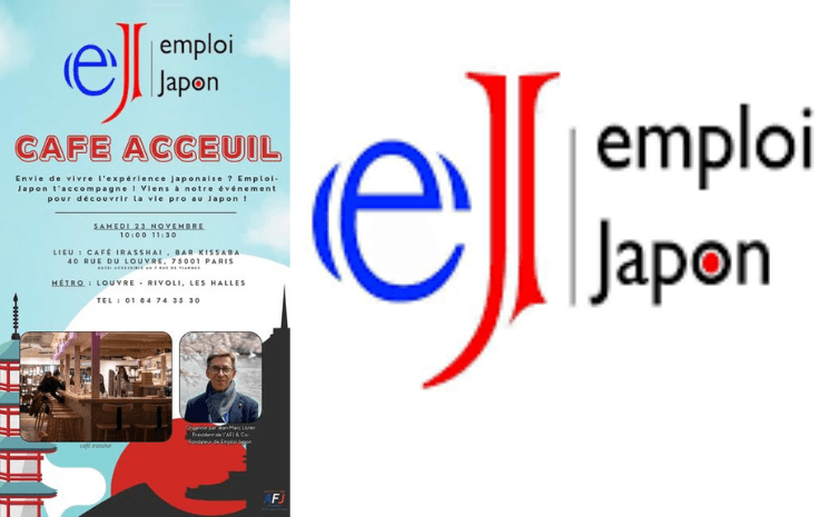 Affiche et logo emploi Japon