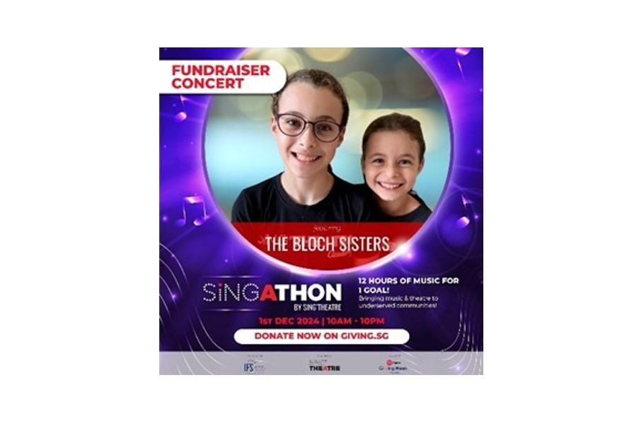 The Bloch sisters se produisent au Singathon.