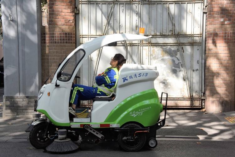 city worker en Chine 