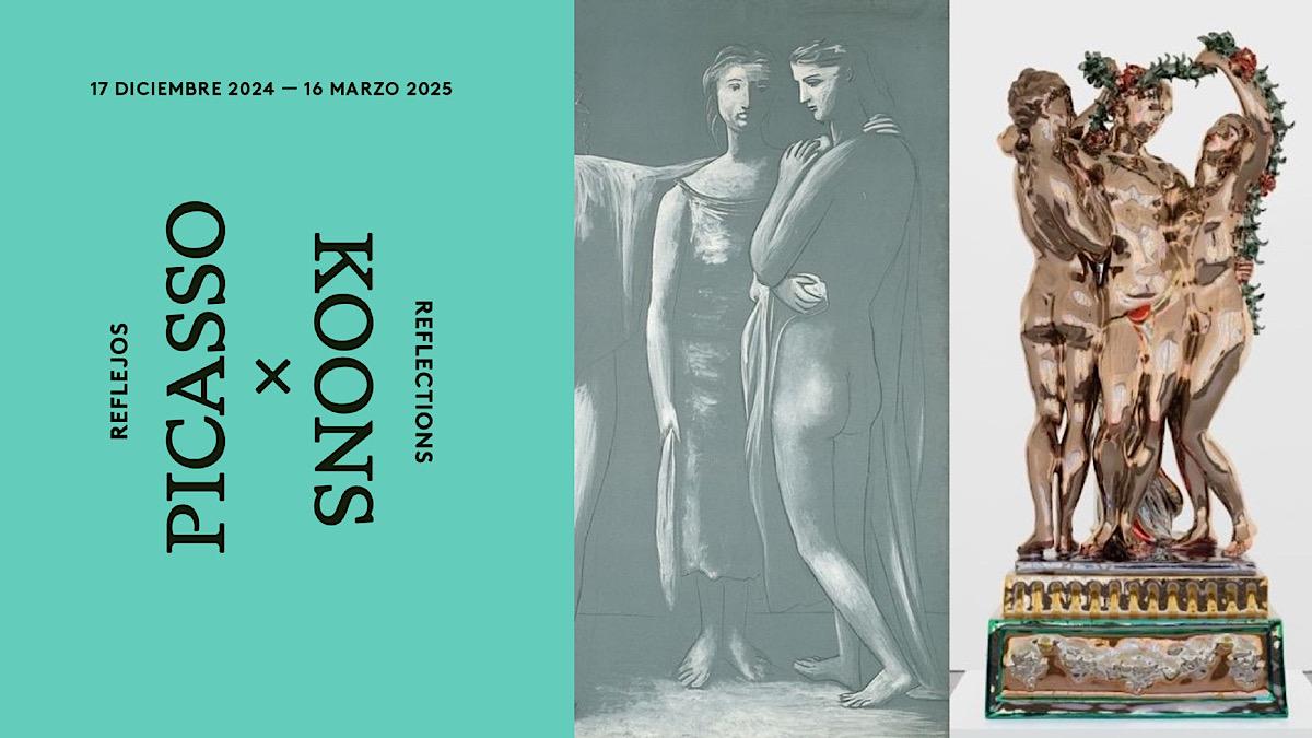 “Reflejos Picasso/Koons” à l'Alhambra, un des lieux les plus emblématiques d'Andalousie, exposition qui peut être visitée dans la Ville de Grenade jusqu’au 16 mars 2025. 