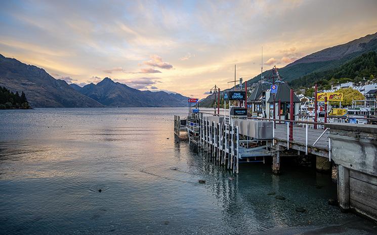 Queenstown bord d'eau