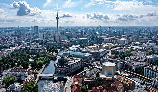 Photo panoramique vue de Berlin en plein jour