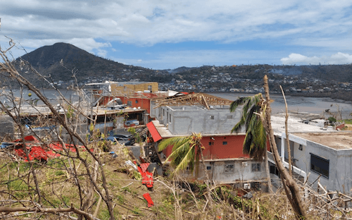 reconstruction à mayotte, les dégats sont considérables 